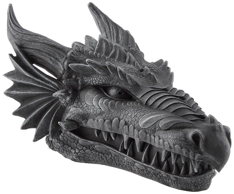 Design Toscano Stryker the Smoking Dragon Sculptural Incense Box - Image 1